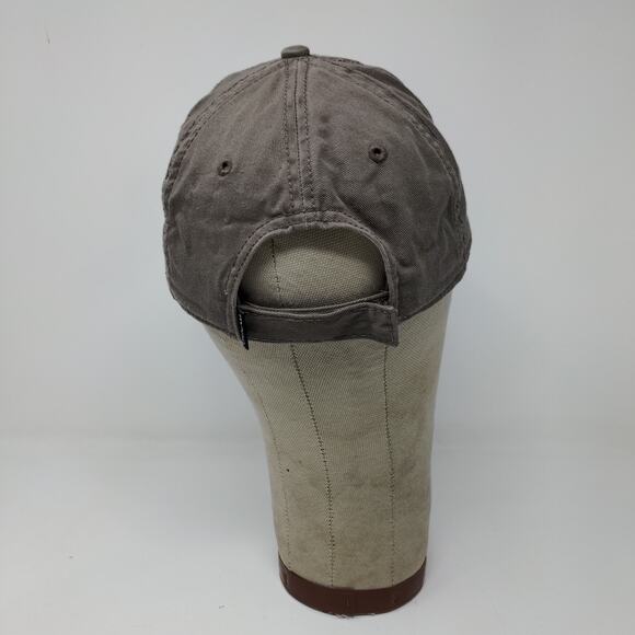 Yellowstone Aerial Adventures Strapback Hat Brown Embroidered Logo Zip Line - Picture 6 of 10